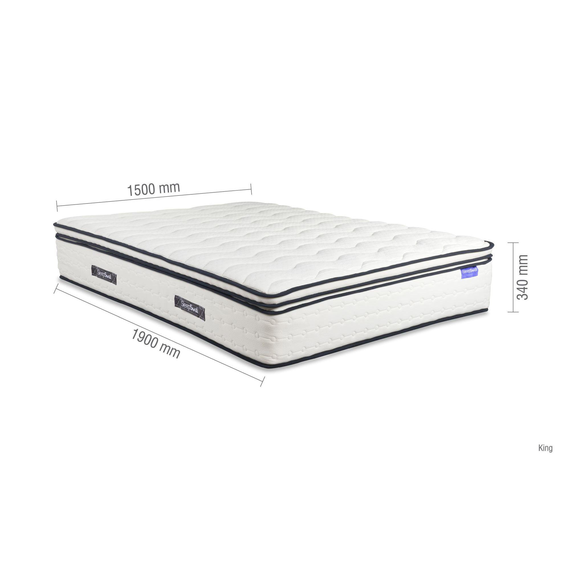 Sleepsoul Space Hybrid Mattress - 2000 Pocket Sprung - Sizes Available