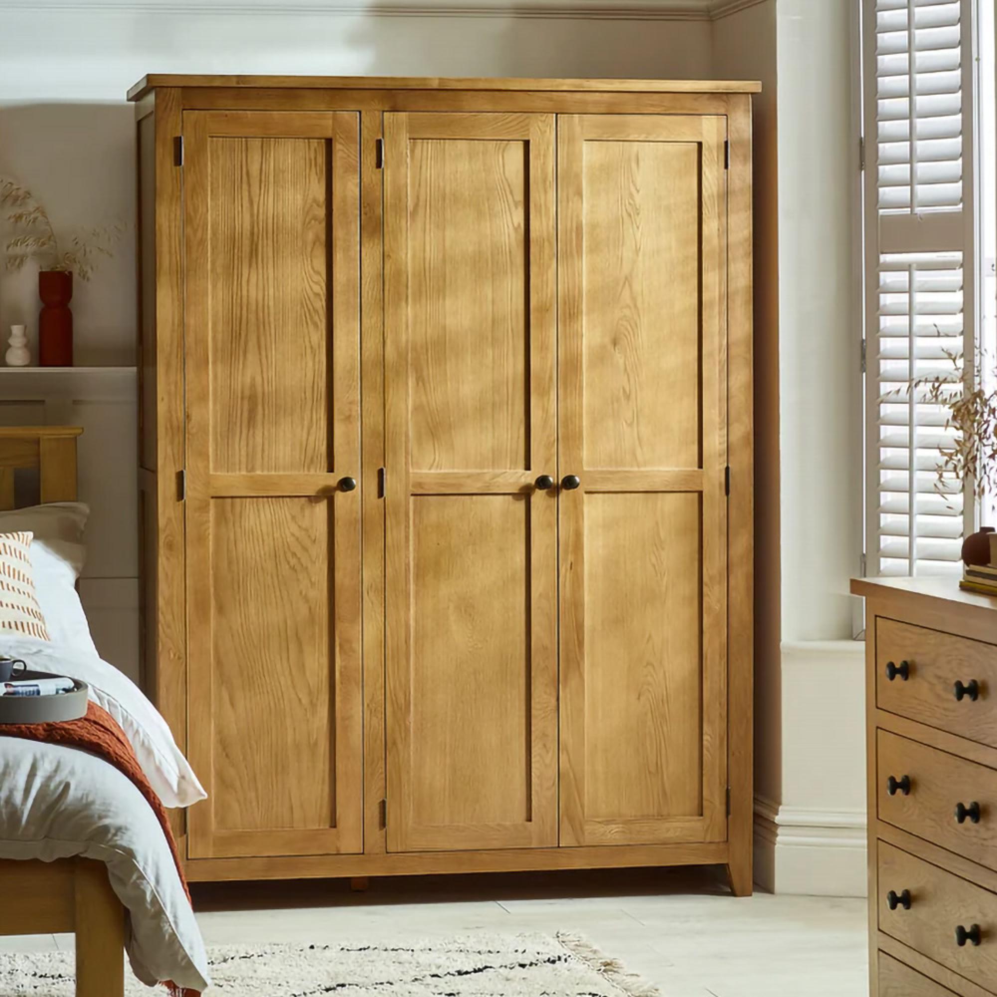 Marlborough Triple Wardrobe - 3 Door - Oak