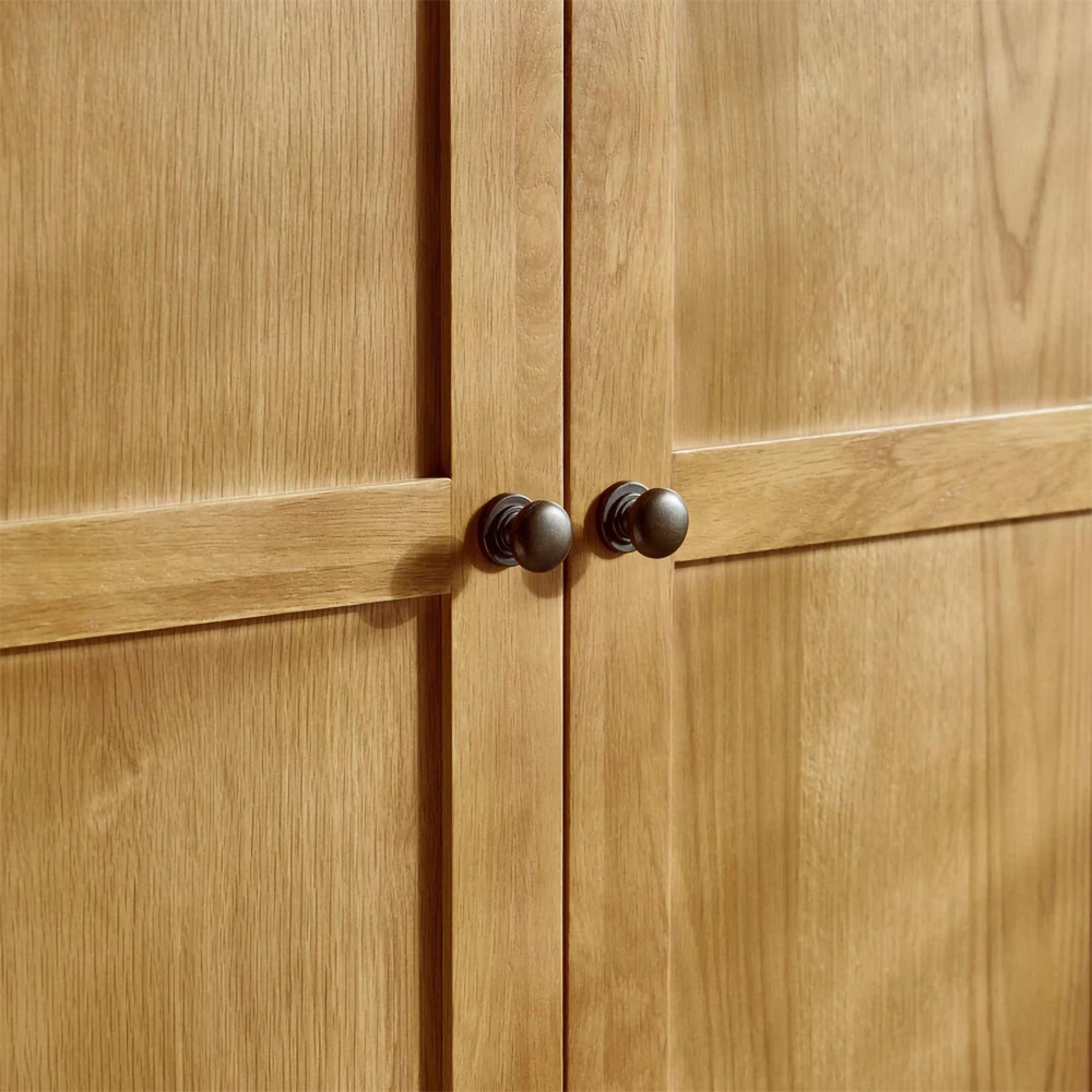 Marlborough Double Wardrobe - 2 Door - 2 Drawer - Oak