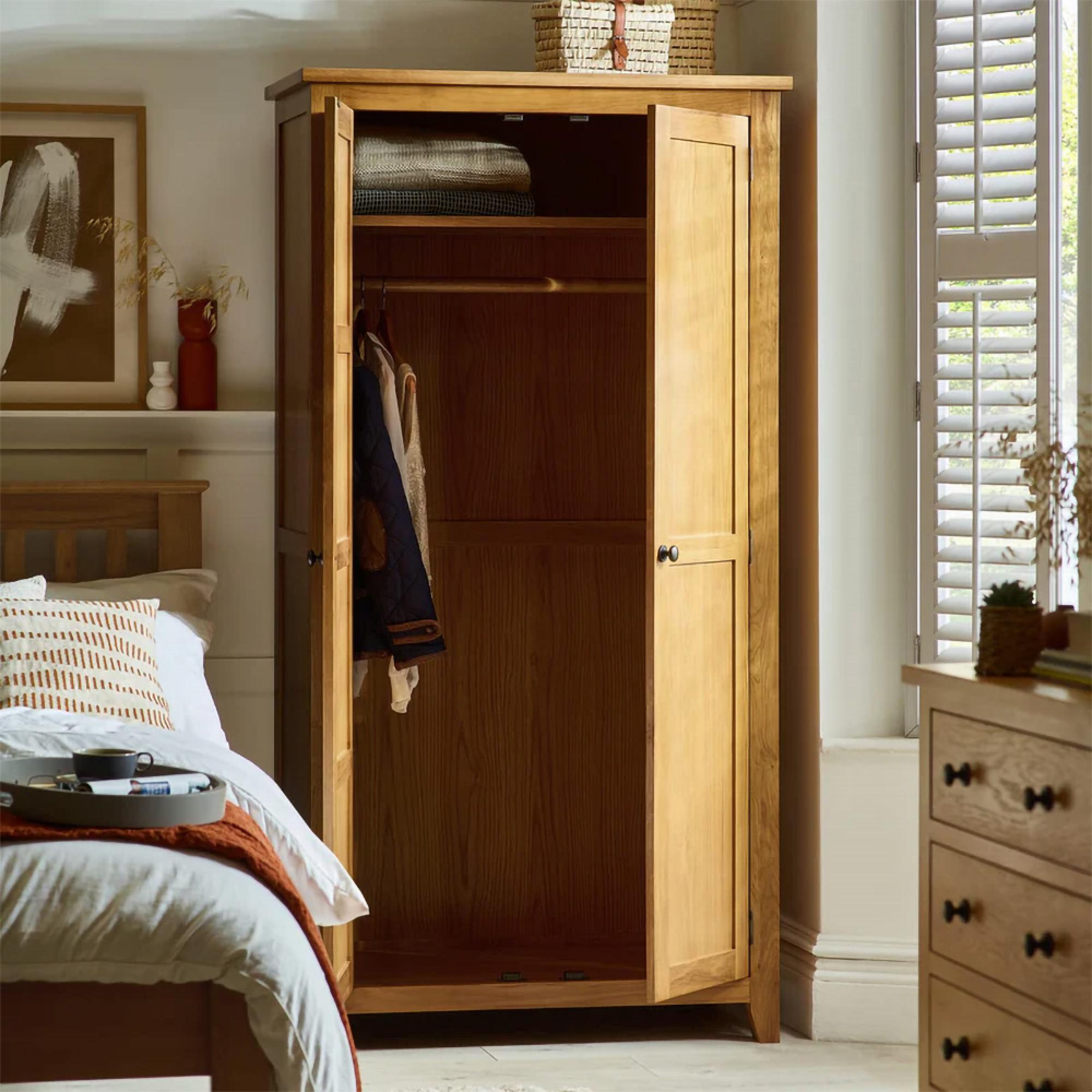 Marlborough Wardrobe - 2 Door - Oak