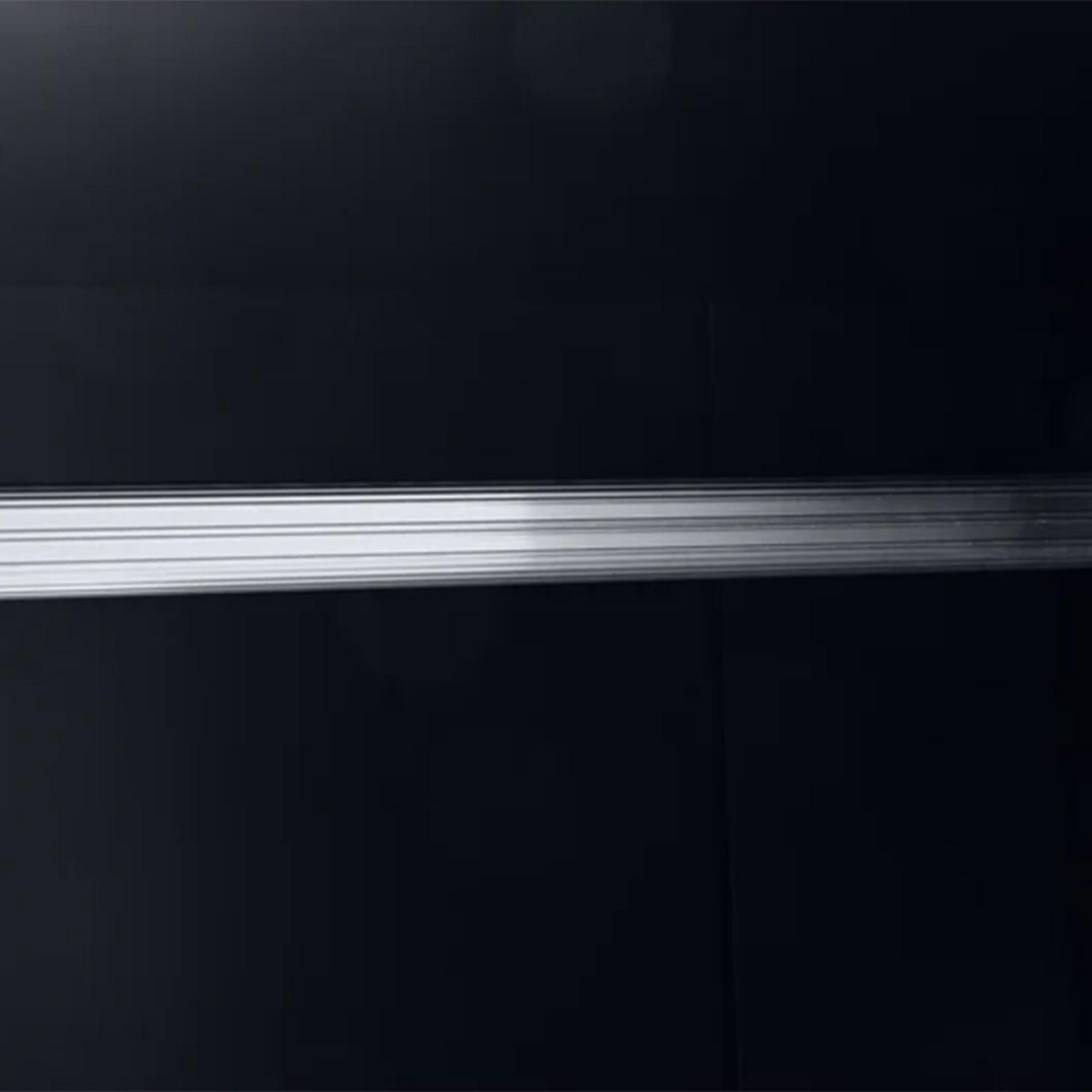 Alicia Black Double Wardrobe - 2 Door - 2 Drawer