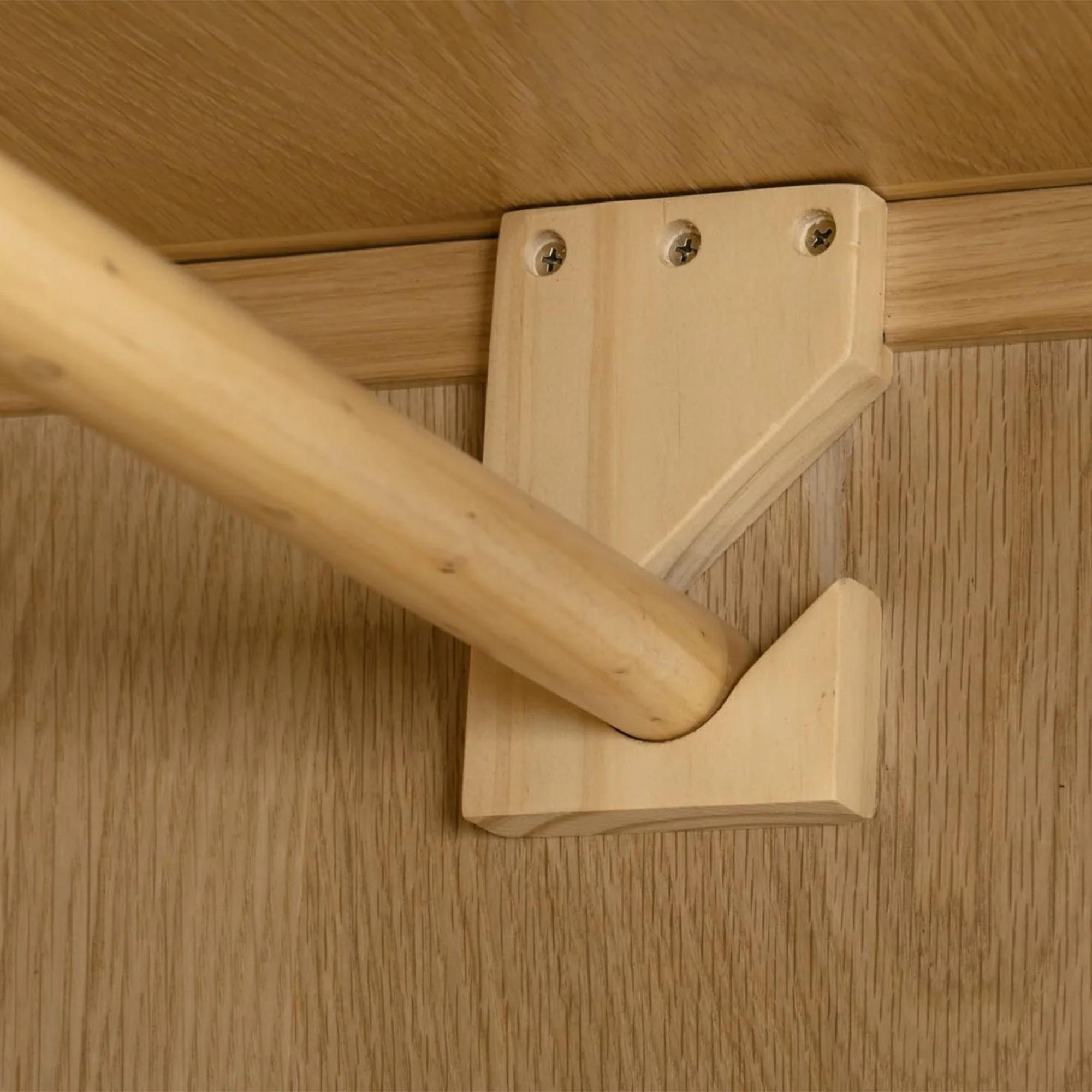 Cotswold Double Wardrobe - 2 Door - 1 Drawer - Oak