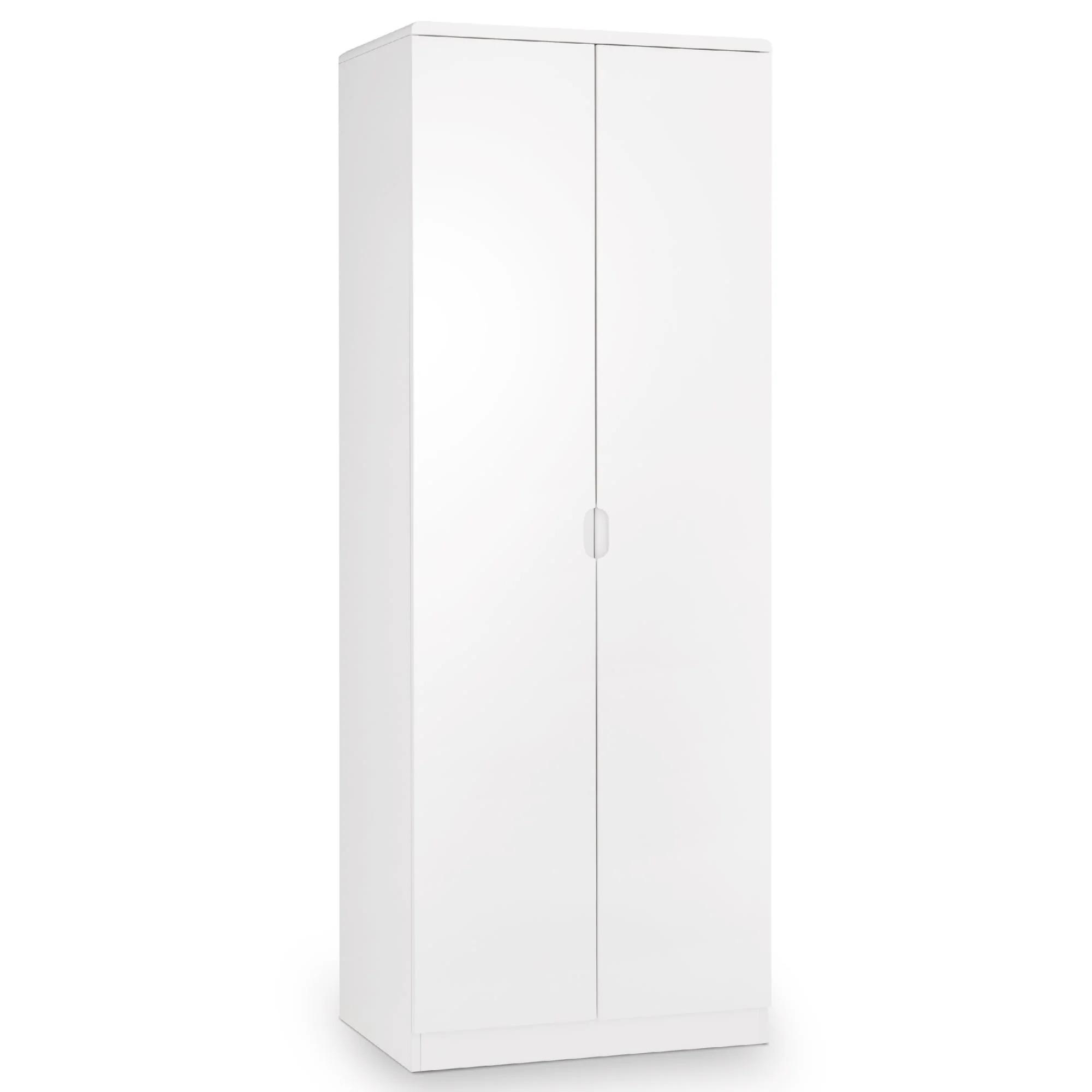 Manhattan Wardrobe - 2 Door - White Gloss