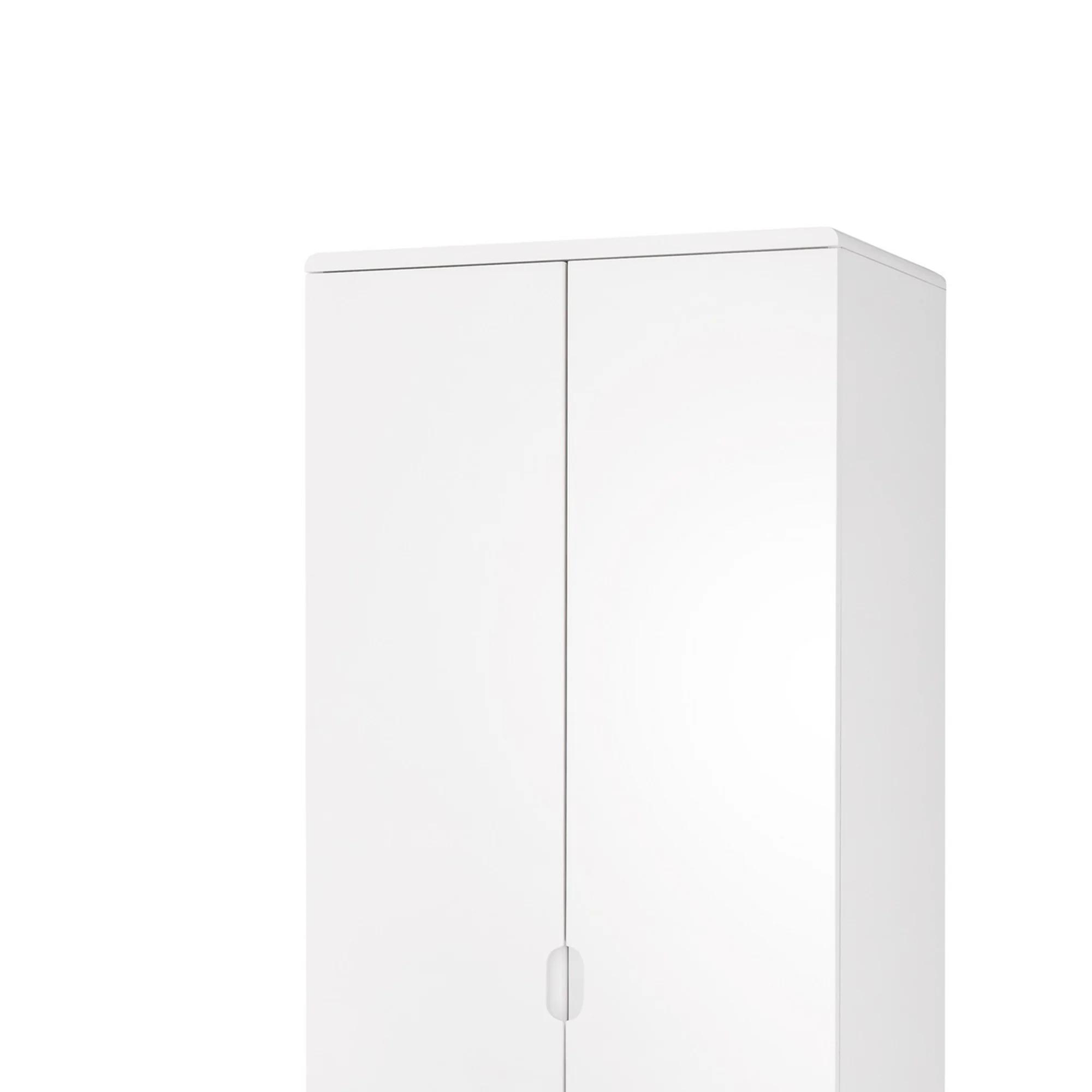Manhattan Wardrobe - 2 Door - White Gloss