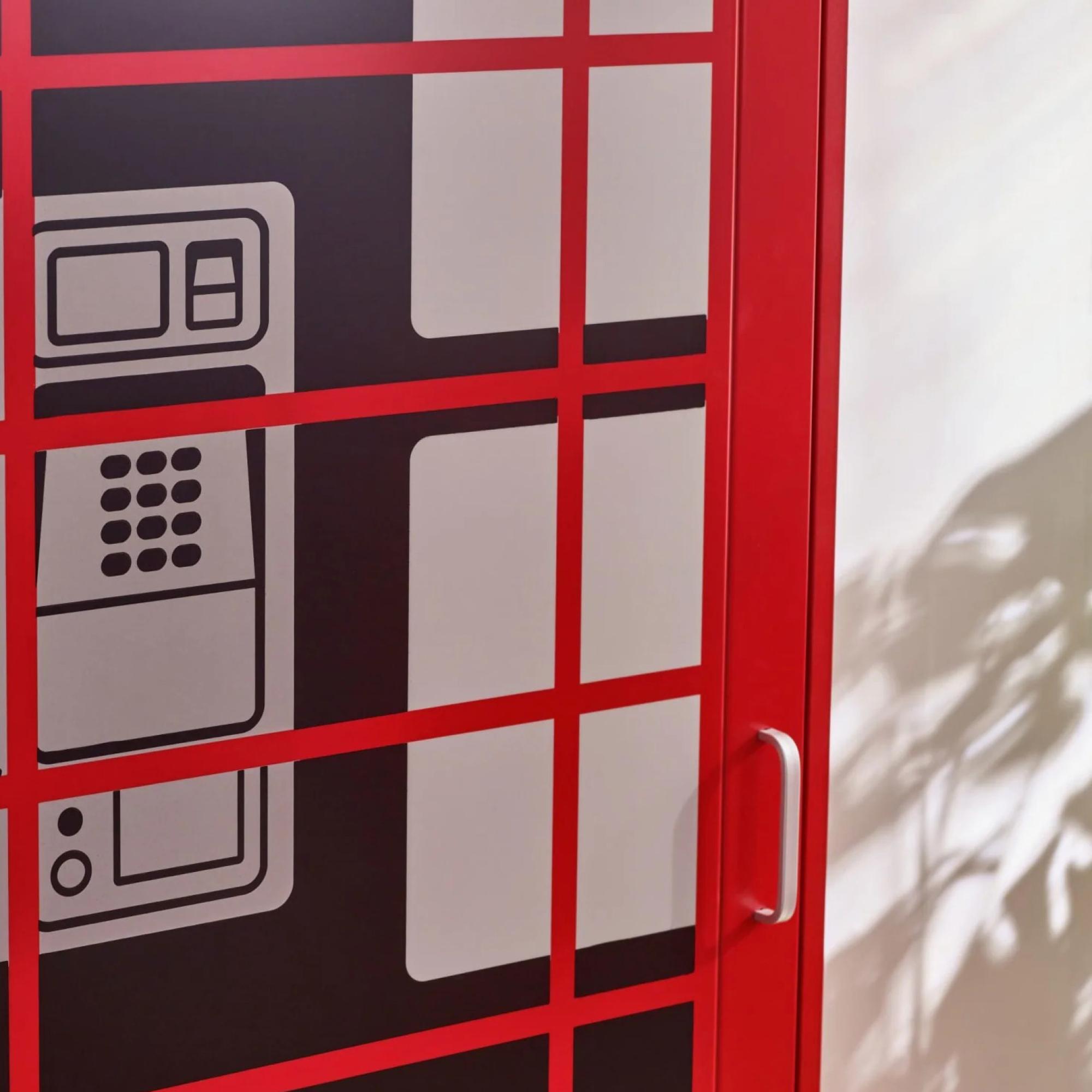 Red Telephone Box Wardrobe