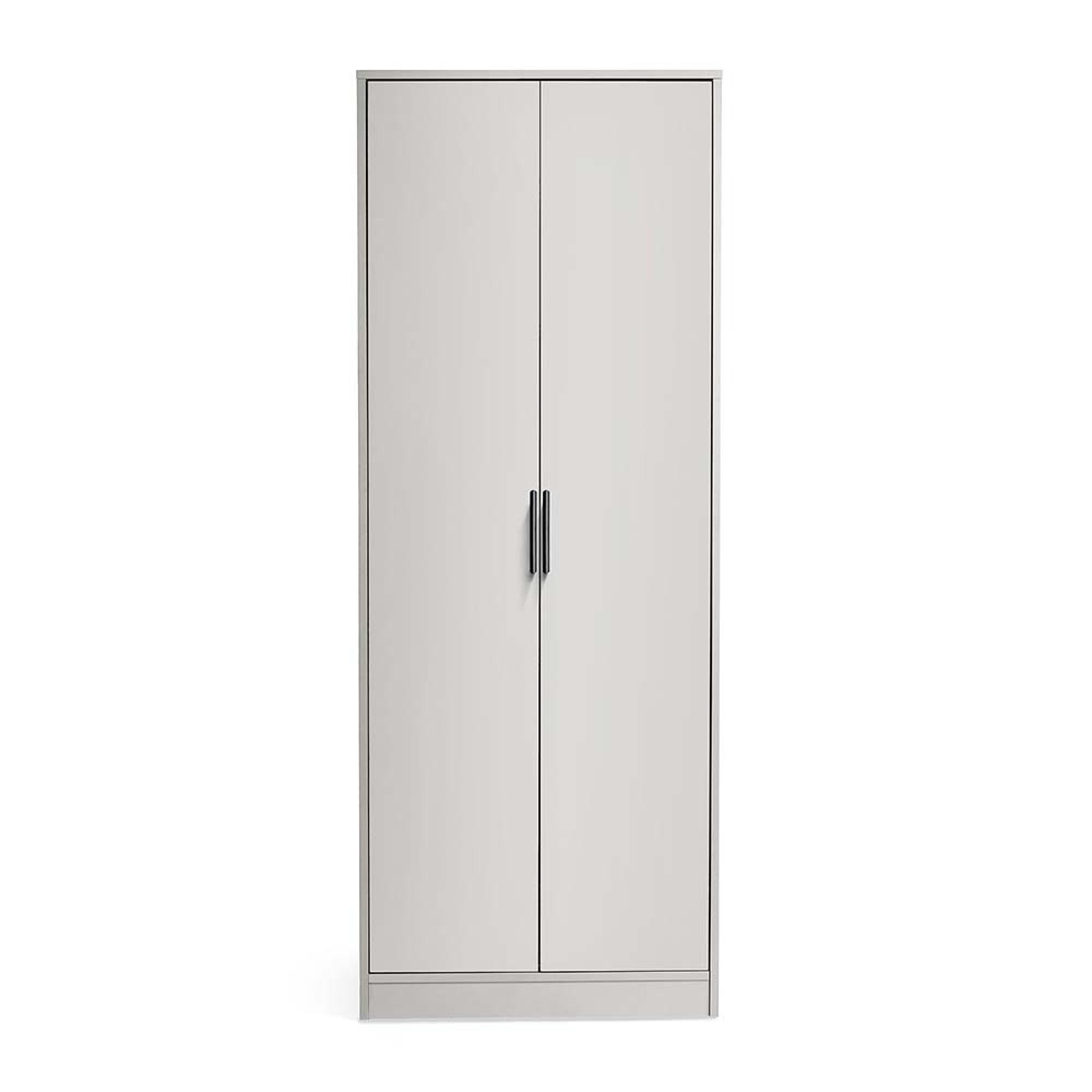 Alba Grey Wardrobe - 2 Door