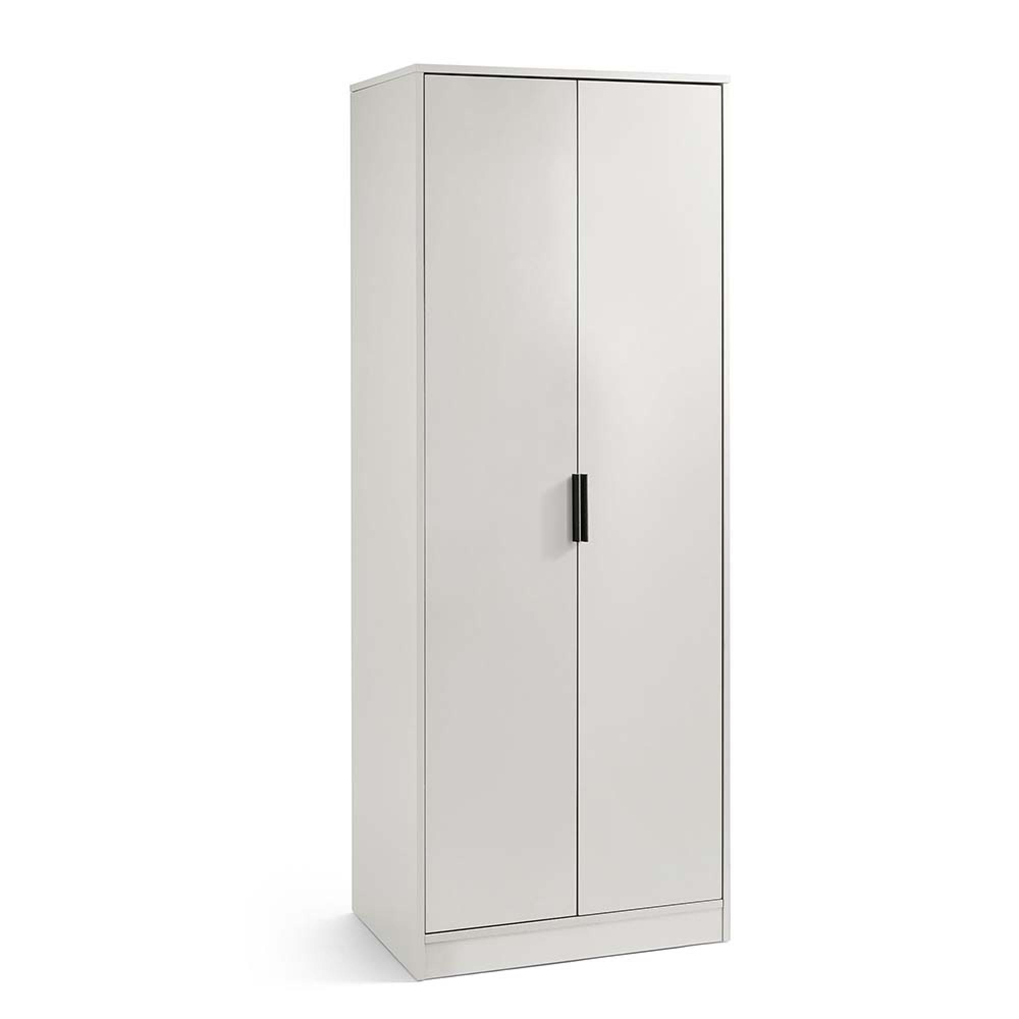 Alba Grey Wardrobe - 2 Door