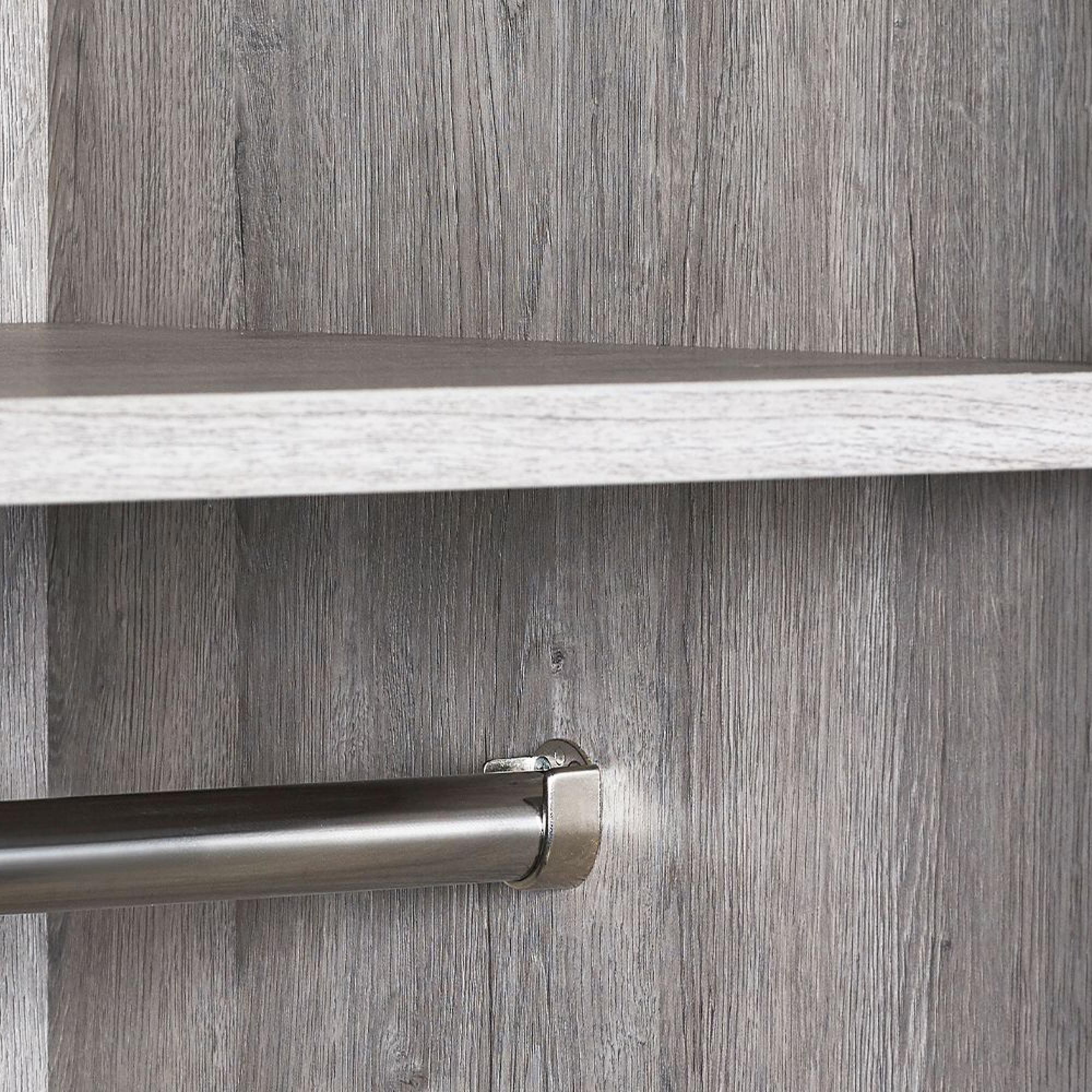 Bali Grey Oak Double Wardrobe - 2 Door - 1 Drawer