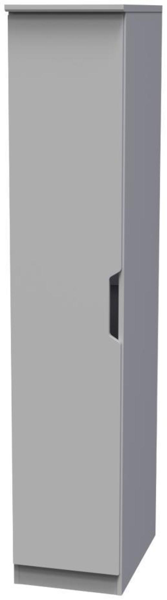 Bella Wardrobe - 1 Door - Single - Grey