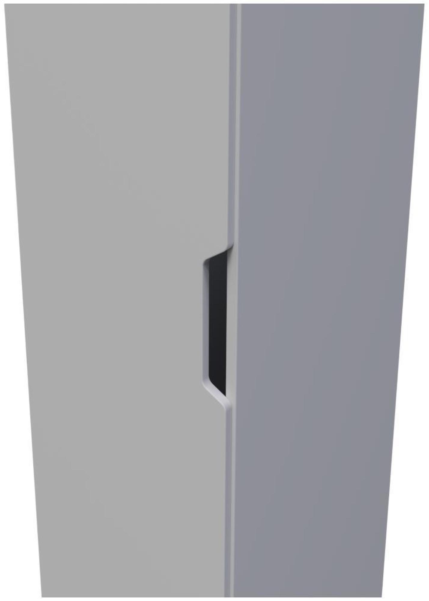 Bella Wardrobe - 1 Door - Single - Grey