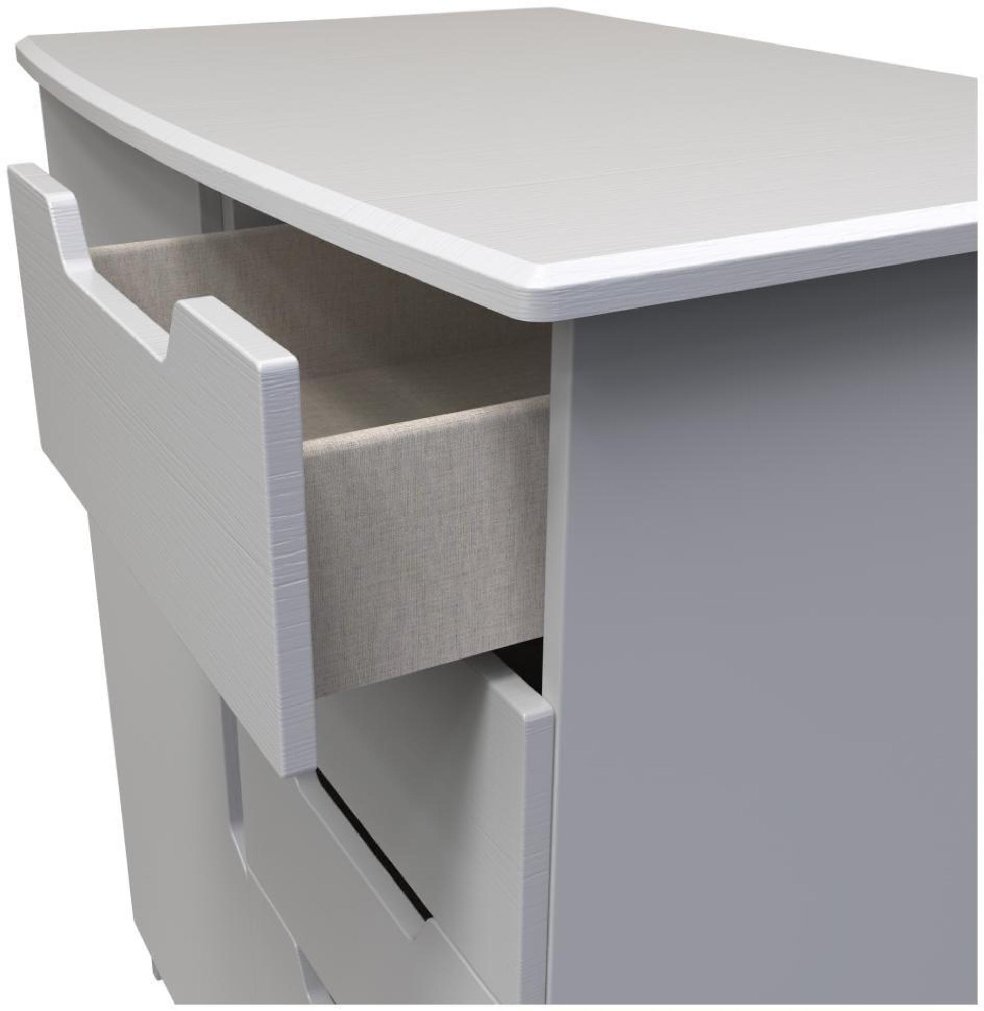 Bella Wardrobe - 1 Door - Midi - Grey Ash