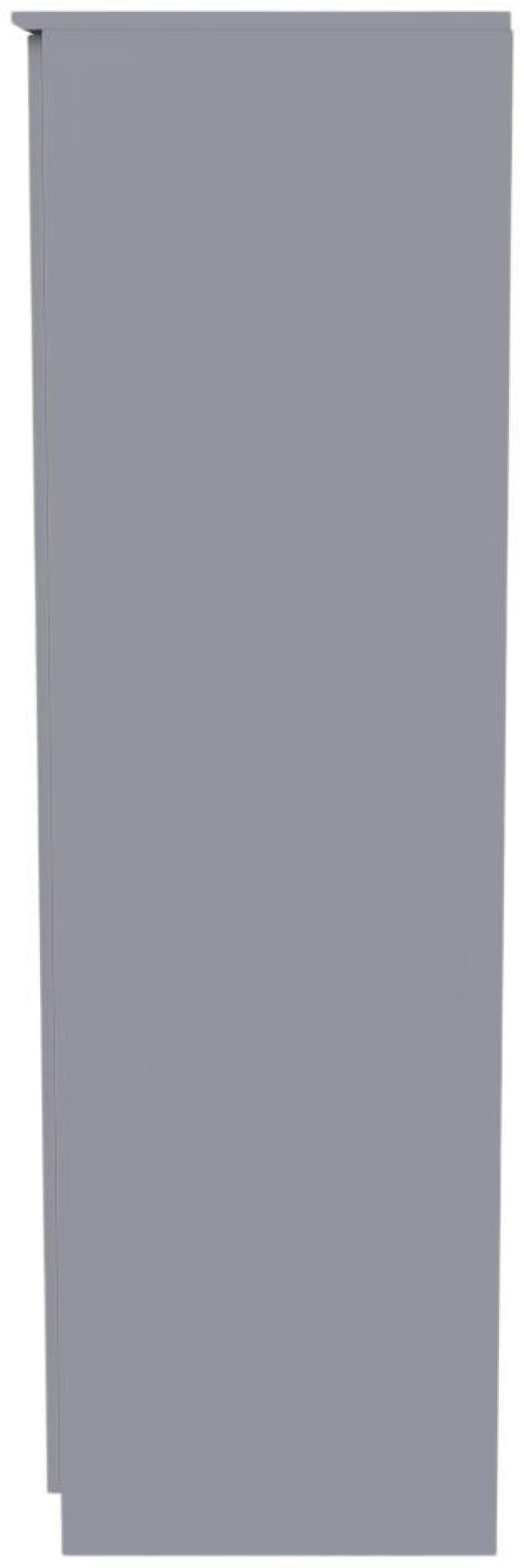 Bella Wardrobe - 3 Door - Triple - with LHF 2 Drawers - Grey Ash