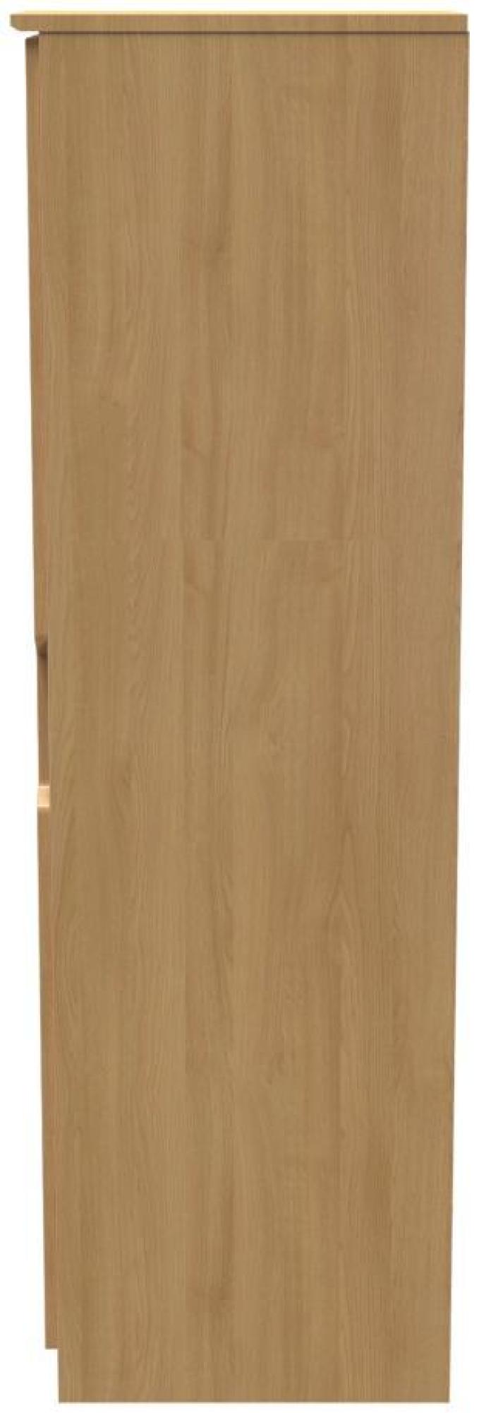 Bella Wardrobe - 1 Door - Single - Oak