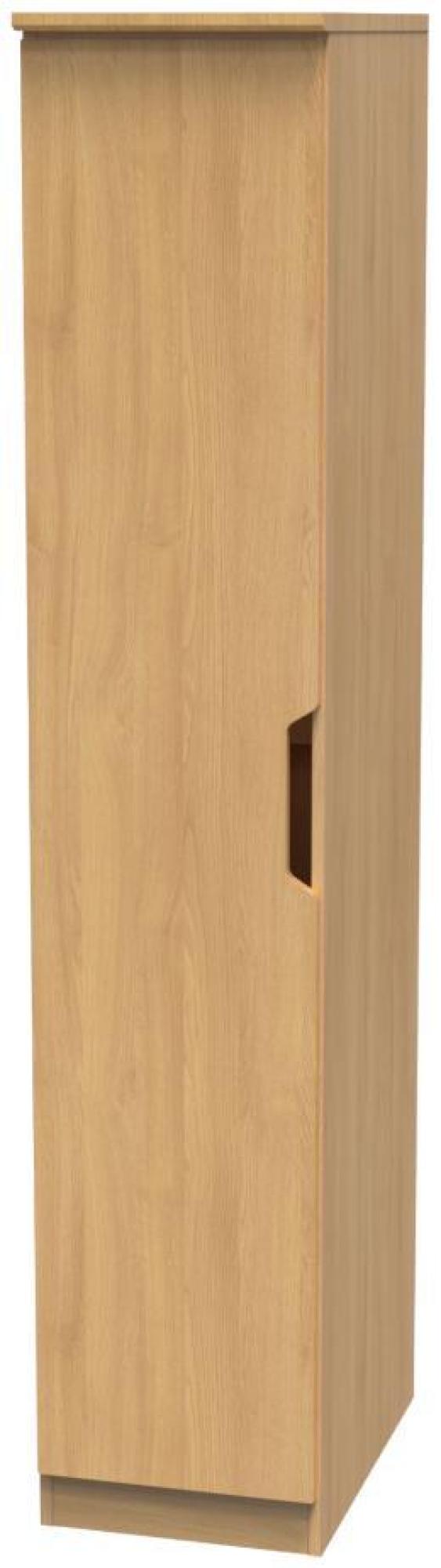 Bella Wardrobe - 1 Door - Single - Oak
