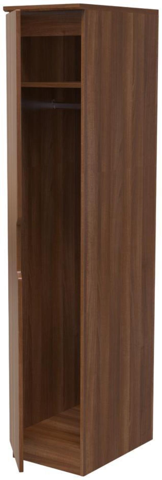 Bella Wardrobe - 1 Door - Single - Walnut