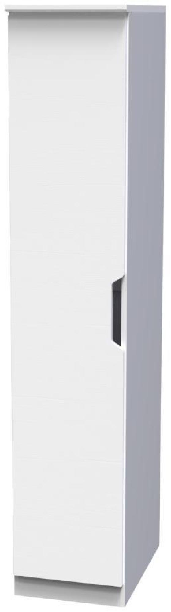 Bella Wardrobe - 1 Door - Single - White