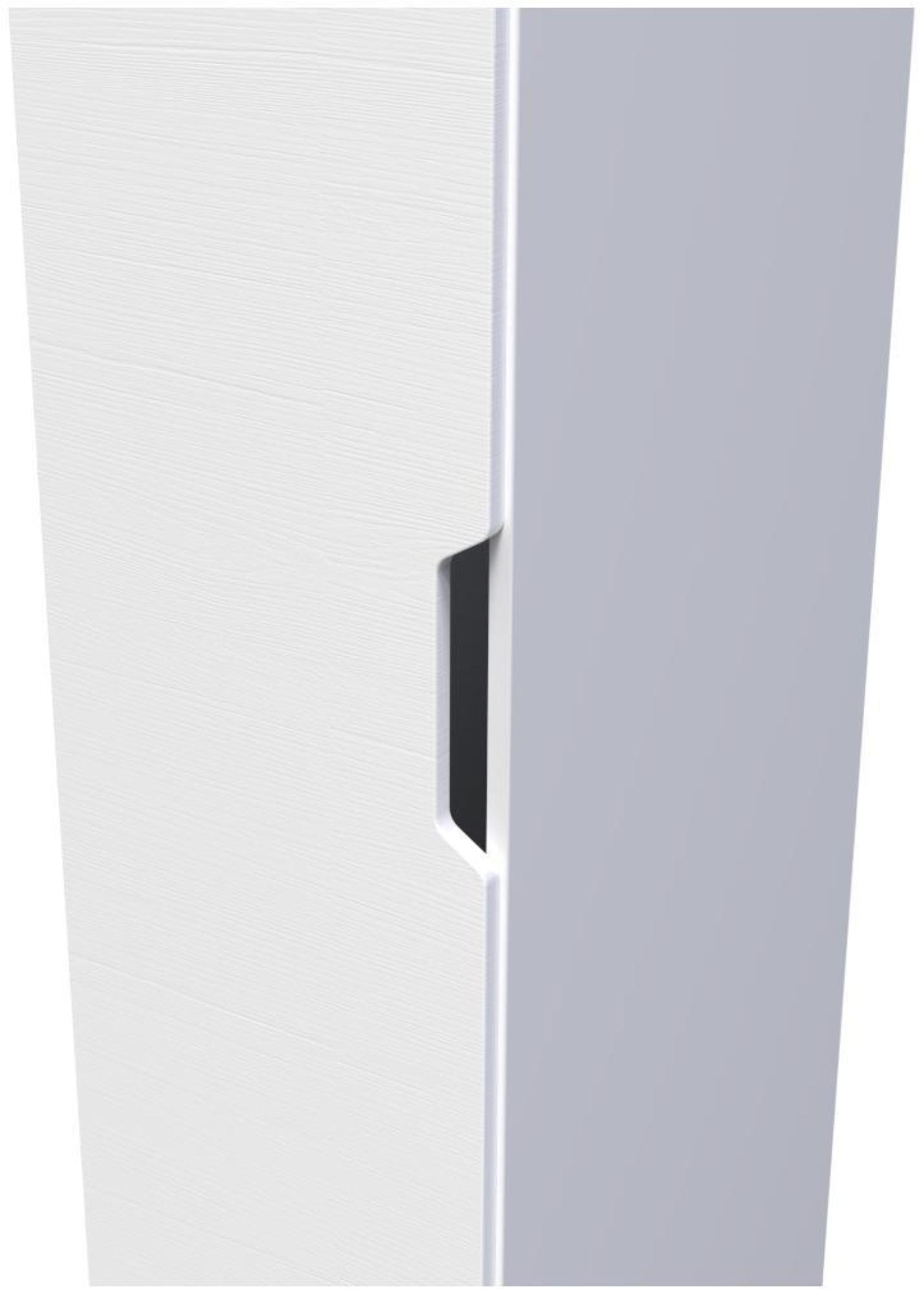 Bella Wardrobe - 1 Door - Single - White