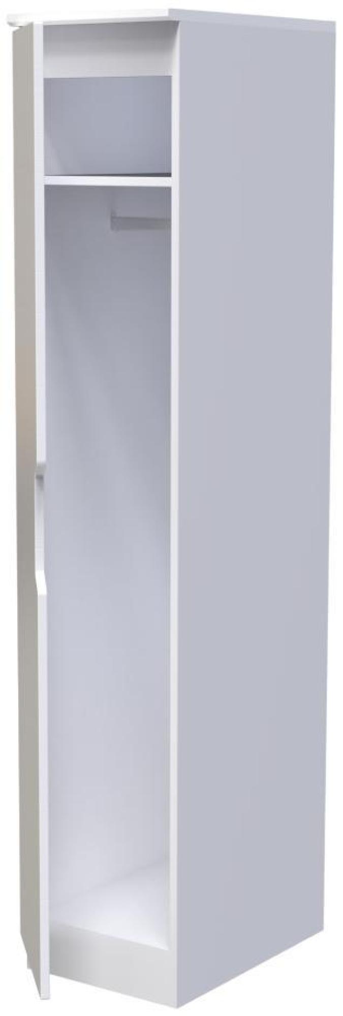 Bella Wardrobe - 1 Door - Single - White