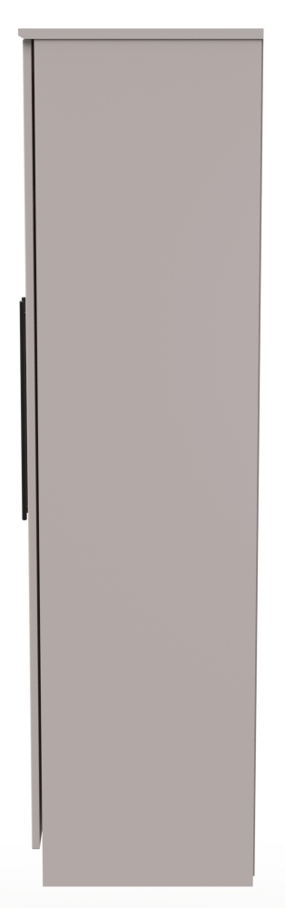 Beverley Wardrobe - 6 Door - Tall Mirror Combi - Cashmere