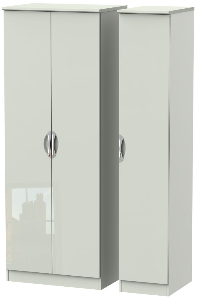 Camden Wardrobe - 3 Door - Tall Triple - Cashmere