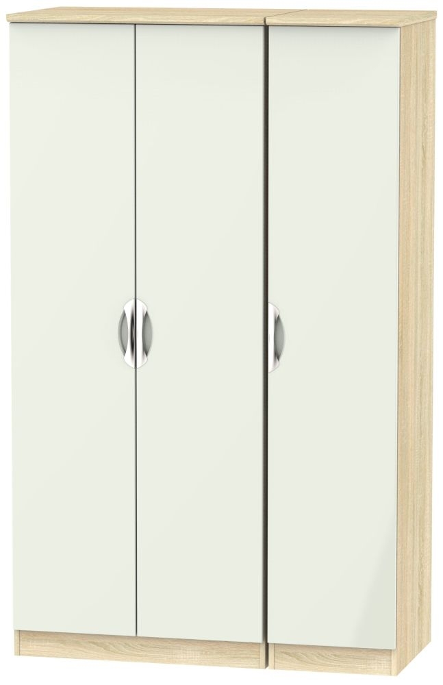 Camden Wardrobe - 3 Door - Triple - Cashmere and Oak
