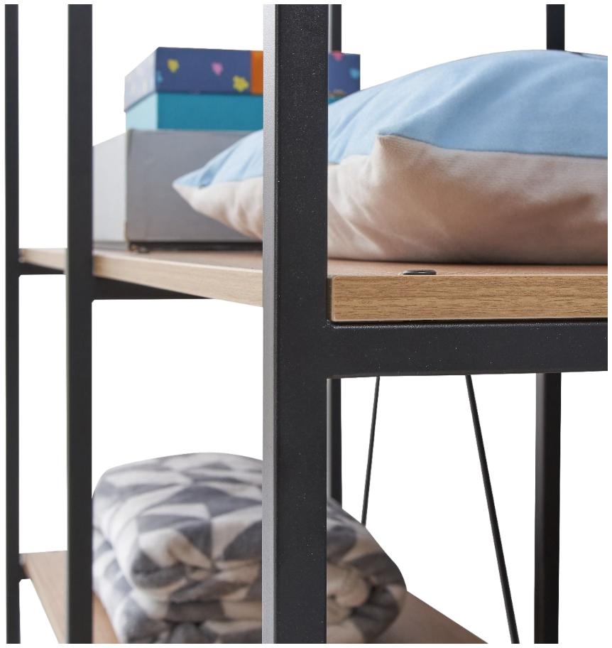 Craven Light Oak 8 Shelves Open Wardrobe