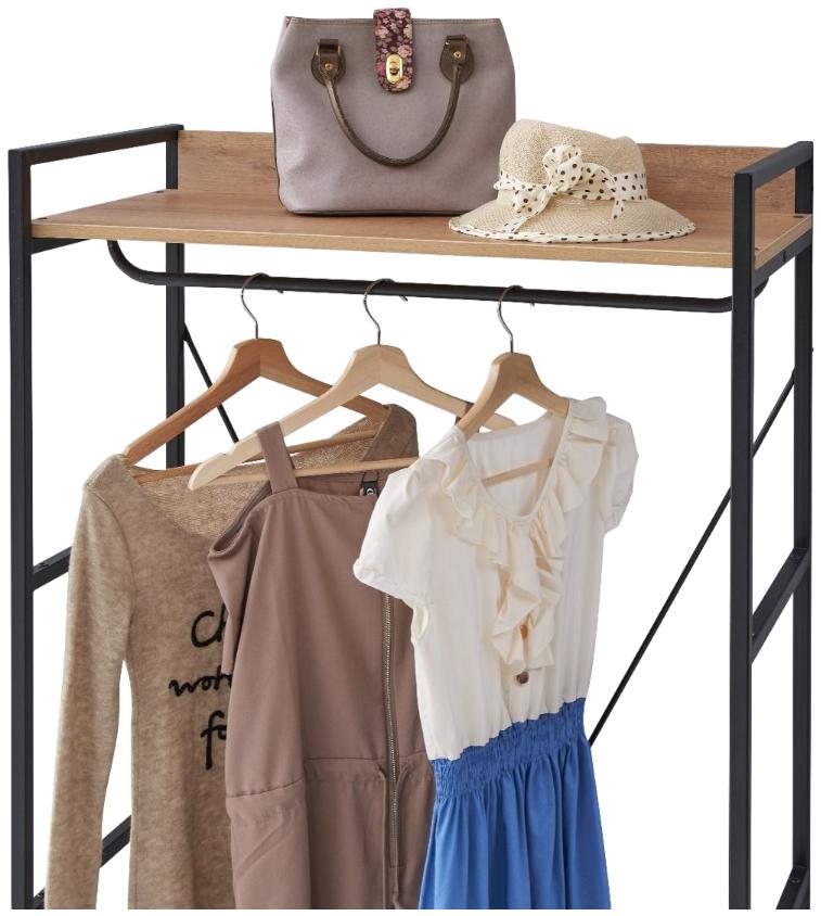 Craven Light Oak Open Wardrobe with Storage