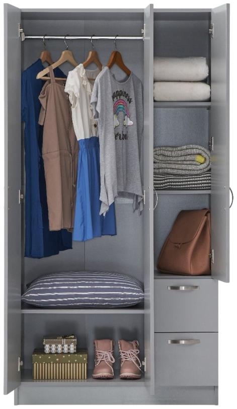 Edwards 3 Door 2 Drawer Wardrobe - Variant Available