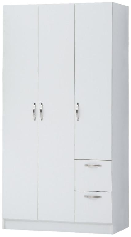 Edwards 3 Door 2 Drawer Wardrobe - Variant Available