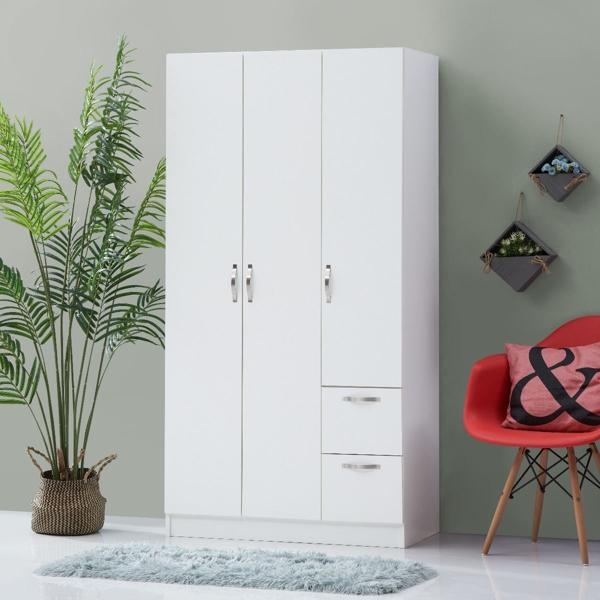 Edwards 3 Door 2 Drawer Wardrobe - Variant Available