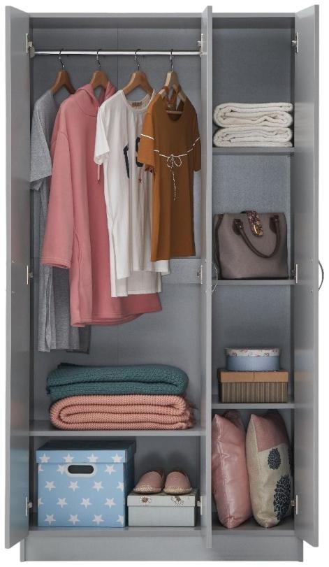 Edwards 3 Door Double Wardrobe - Variant Available