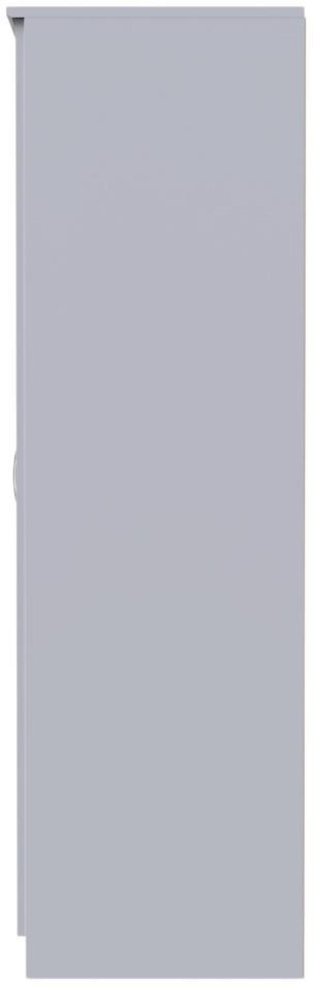 Eve Wardrobe - 1 Door - Single - Tall - Grey