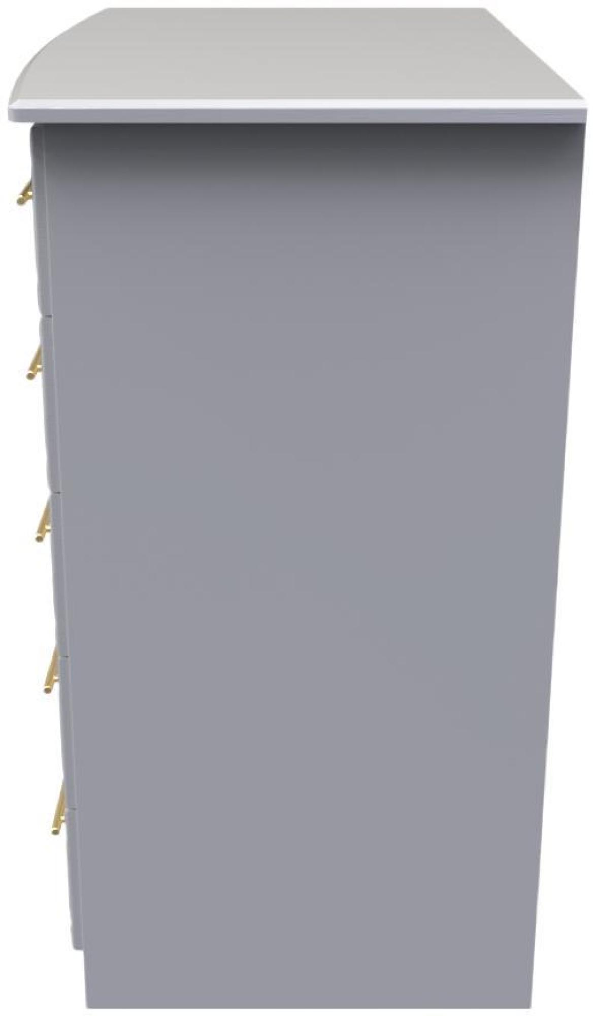 Faye Wardrobe - 1 Door - Midi - Grey Ash