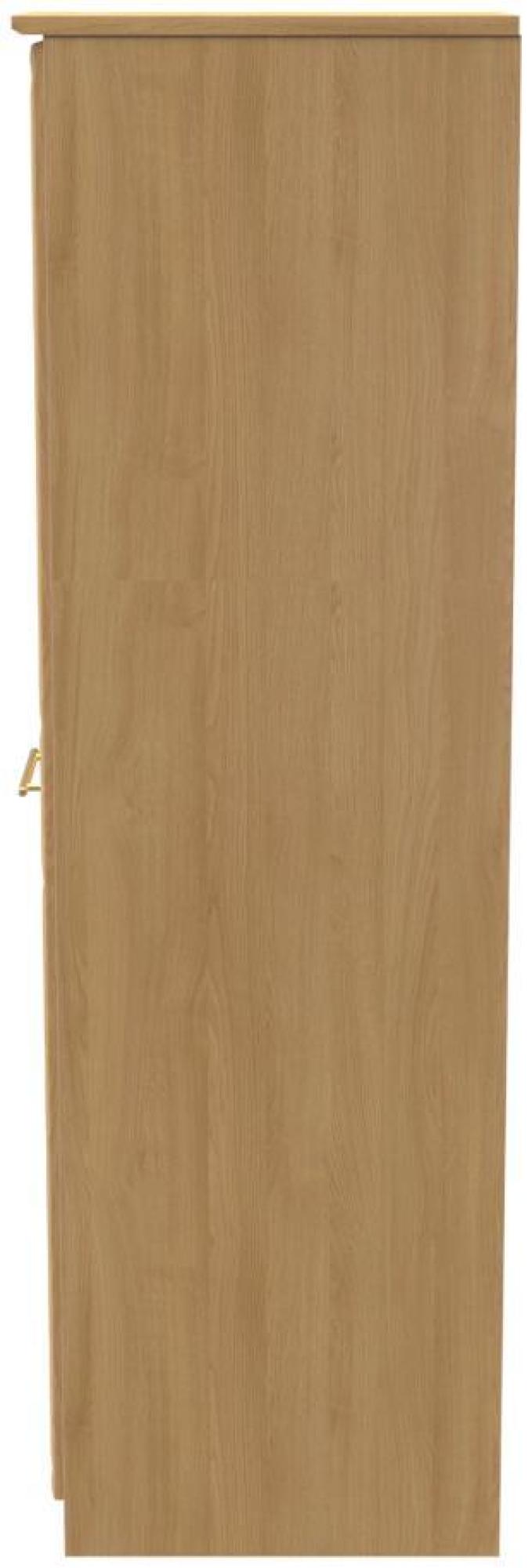 Faye Wardrobe - 1 Door - Single - Oak