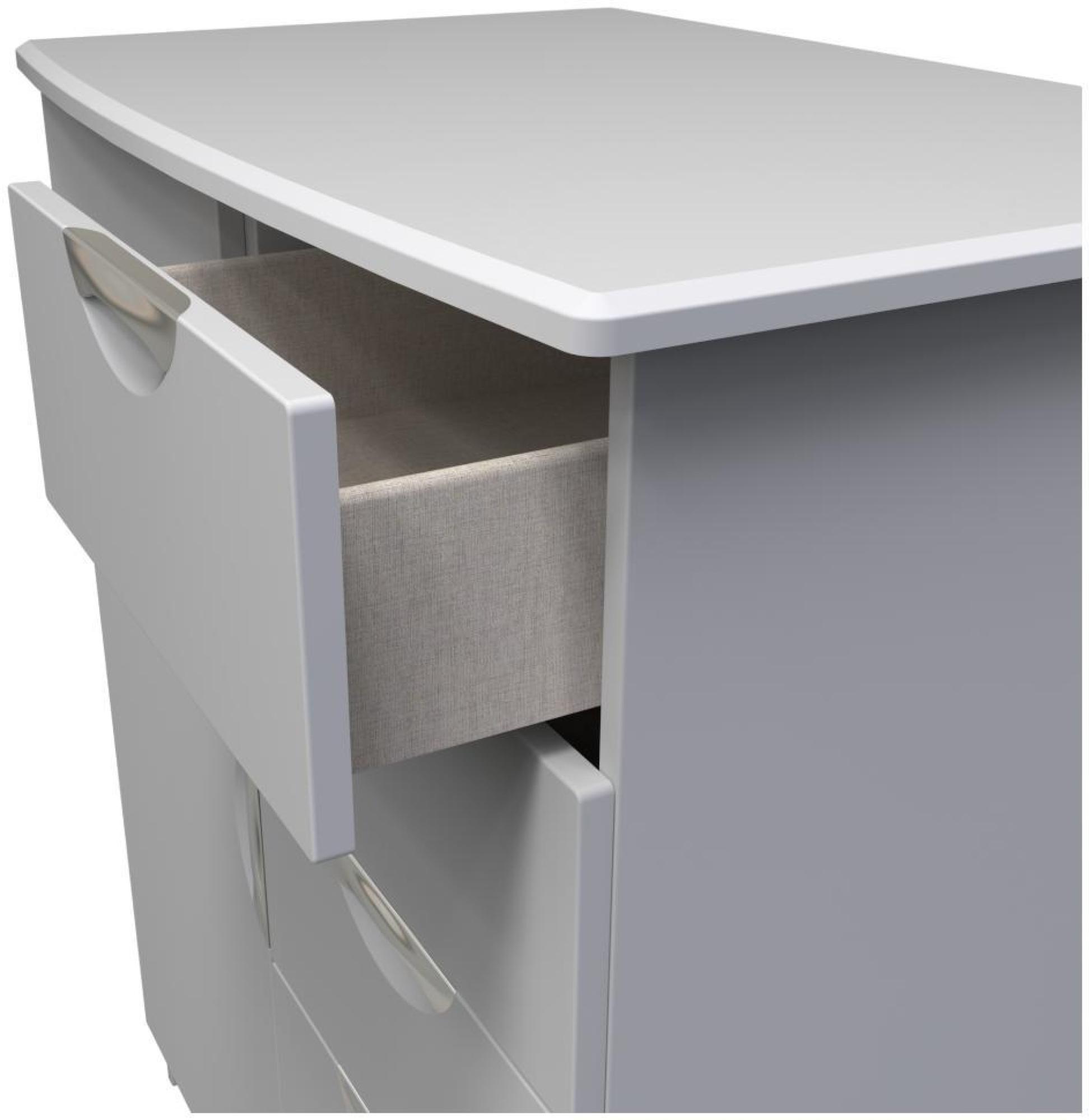 Flora Wardrobe - 1 Door - Midi - Grey