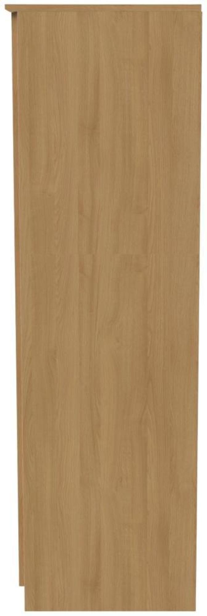 Flora Wardrobe - 3 Door - LHF 2 Drawers - Triple - Oak