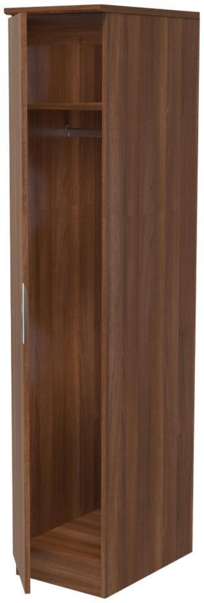 Flora Wardrobe - 1 Door - Single - Walnut