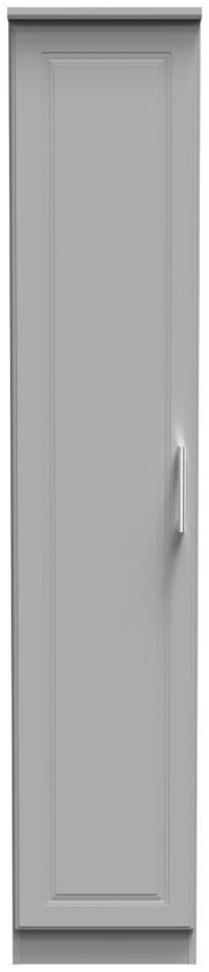 Gina Grey 1 Door Single Wardrobe