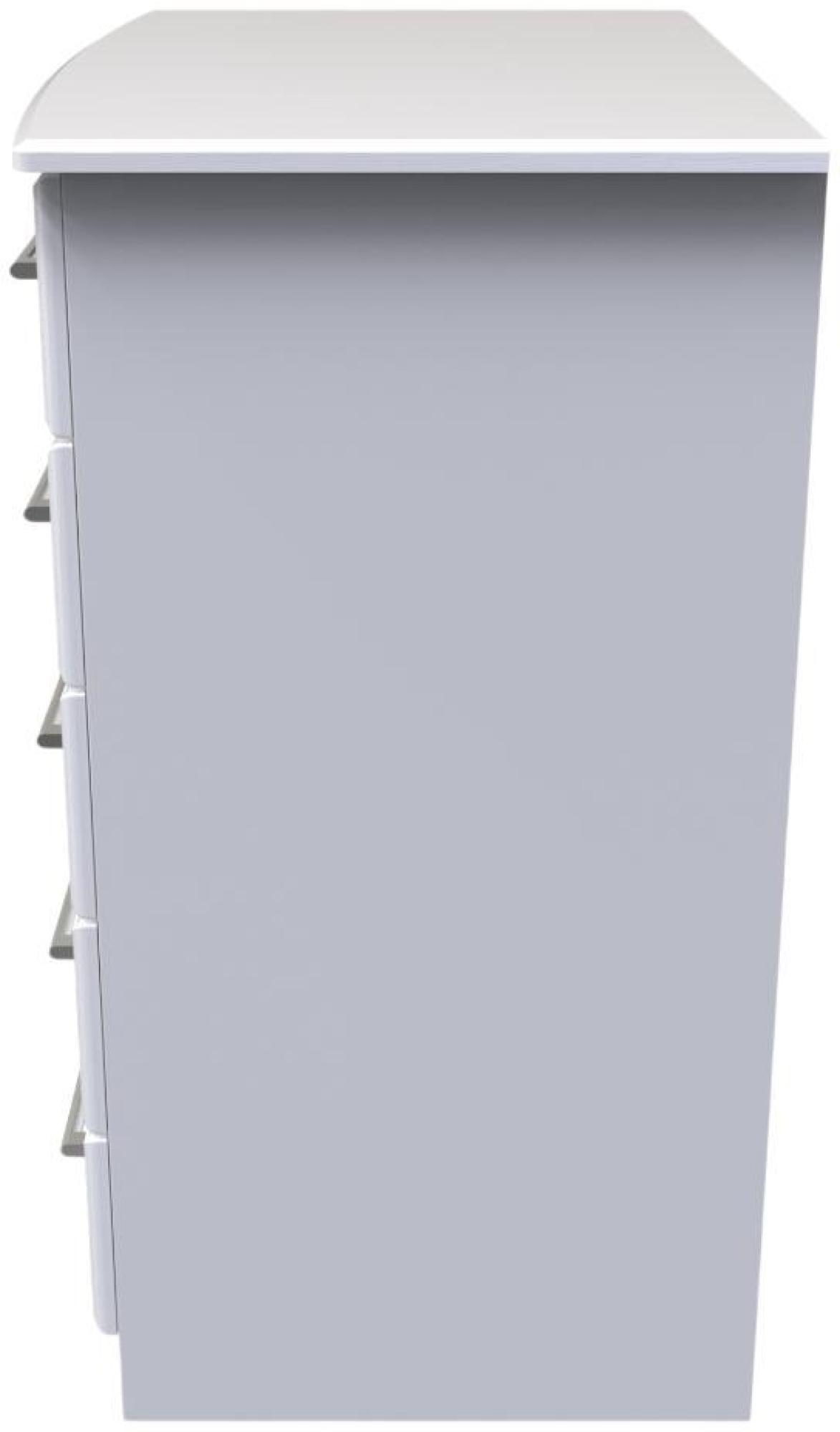 Gina Wardrobe - 1 Door - Midi - White