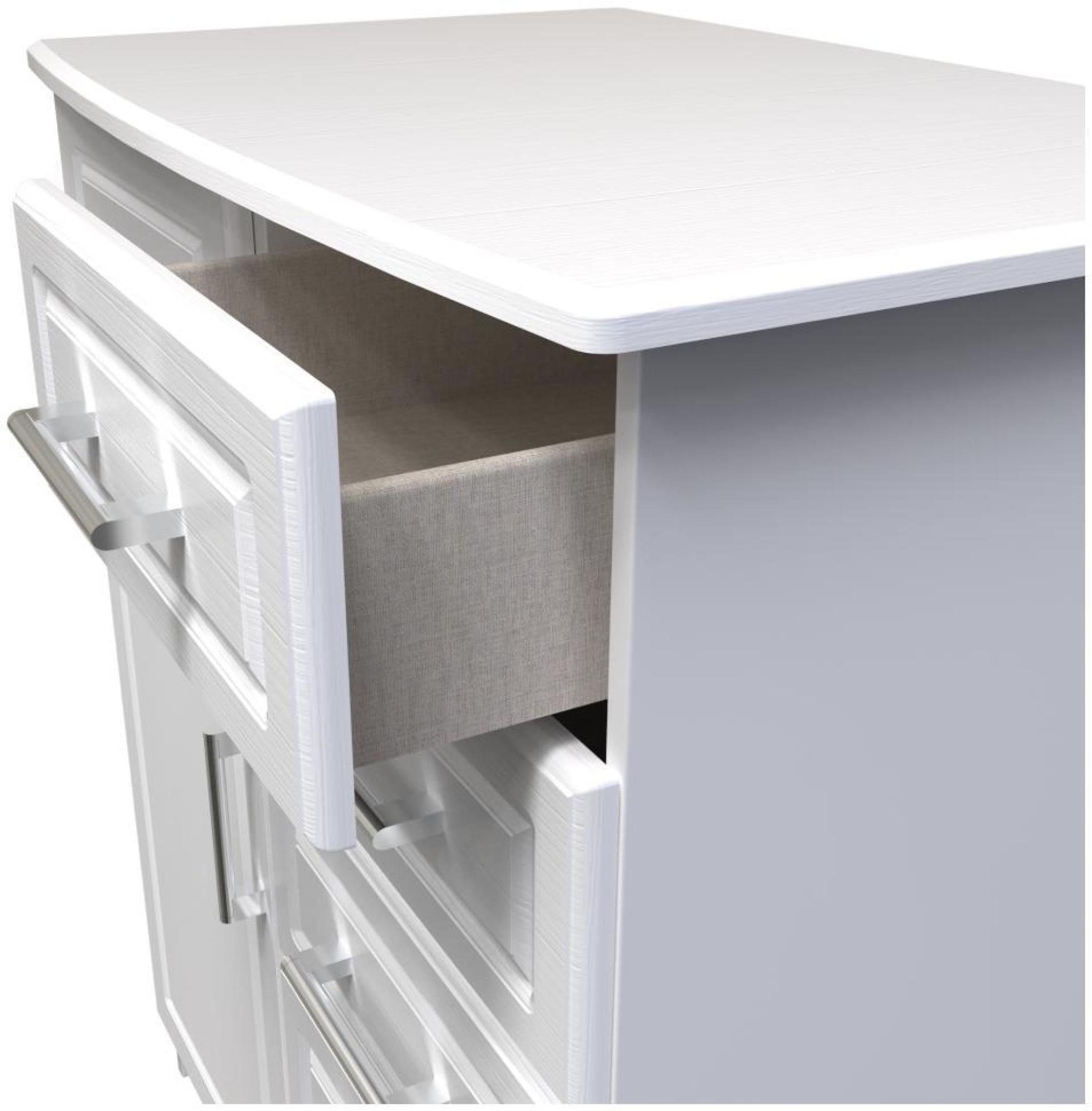 Gina Wardrobe - 1 Door - Midi - White