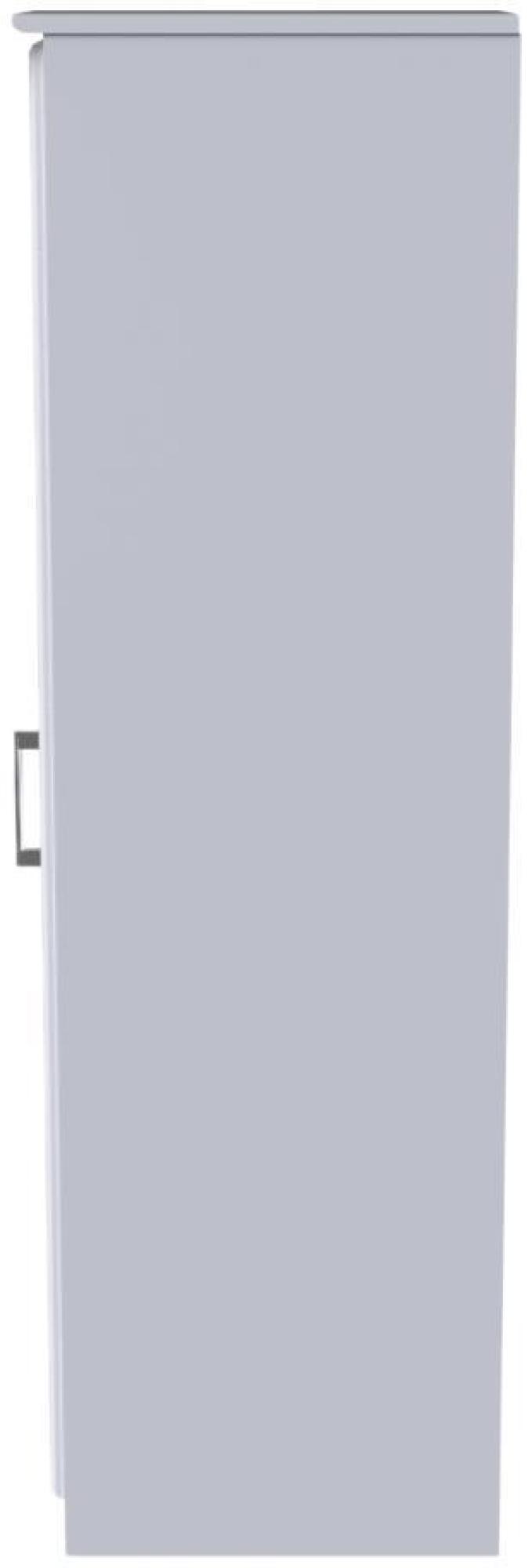 Gina Wardrobe - 1 Door - Single - White