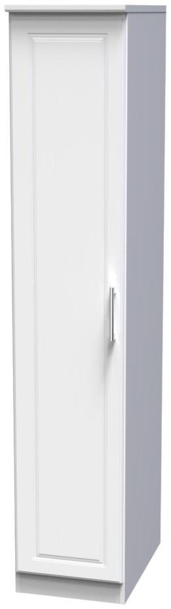 Gina Wardrobe - 1 Door - Single - White
