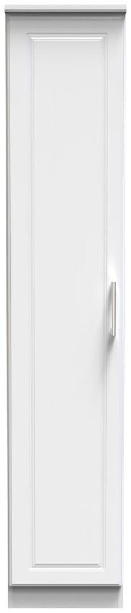 Gina White 1 Door Single Wardrobe