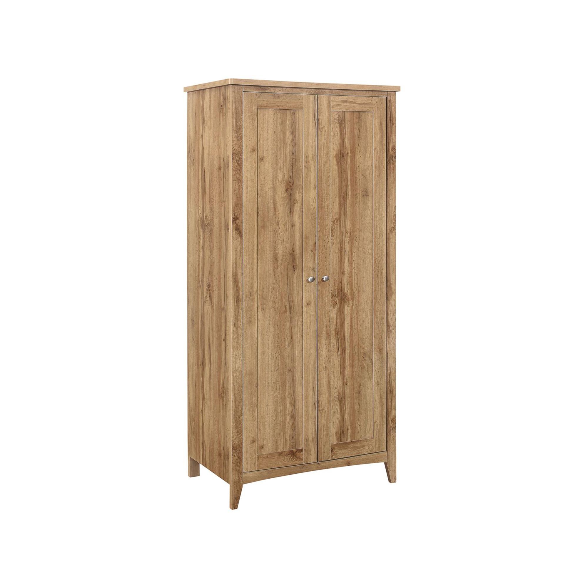 Hampstead Wardrobe - 2 Door - Rustic Oak 