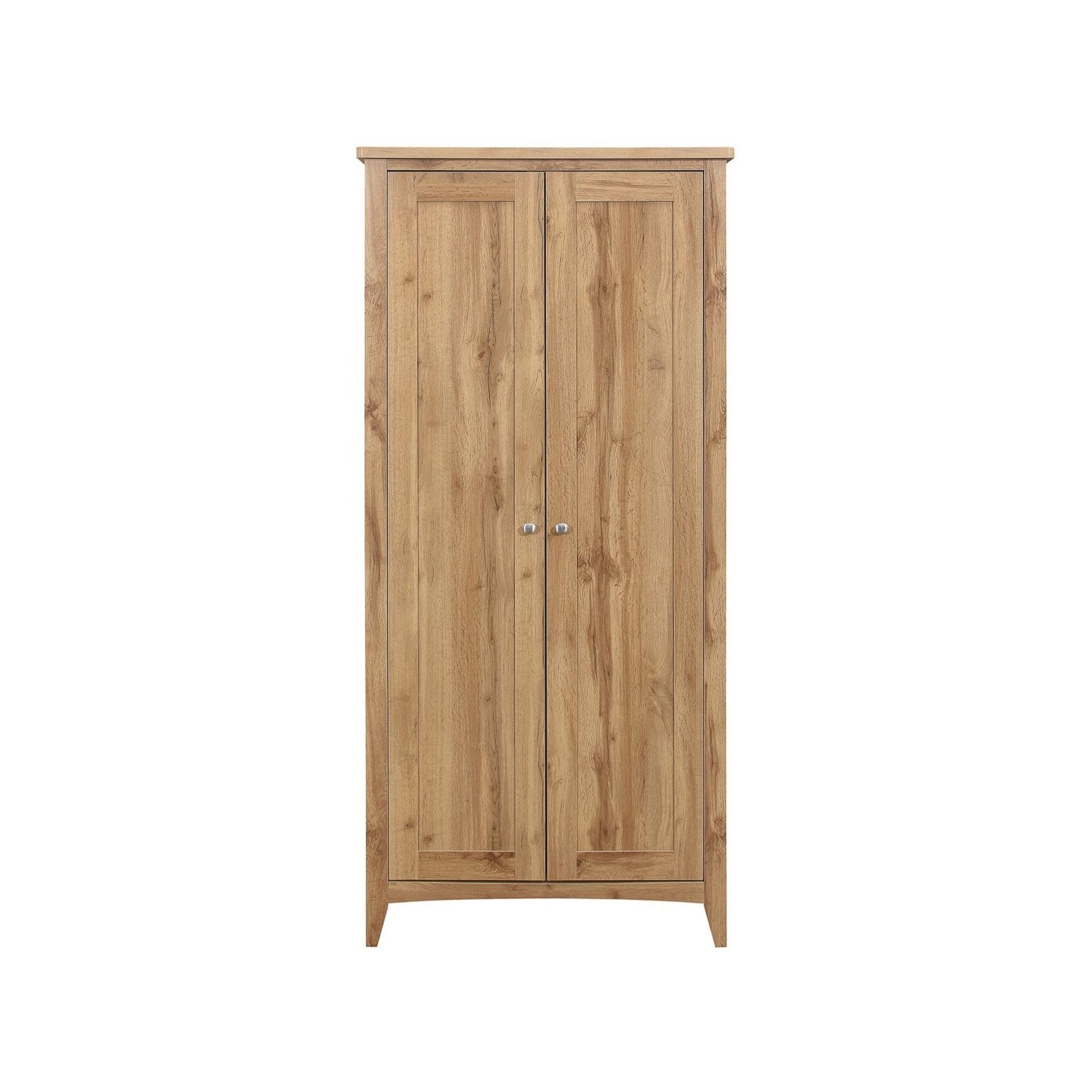 Hampstead Wardrobe - 2 Door - Rustic Oak 