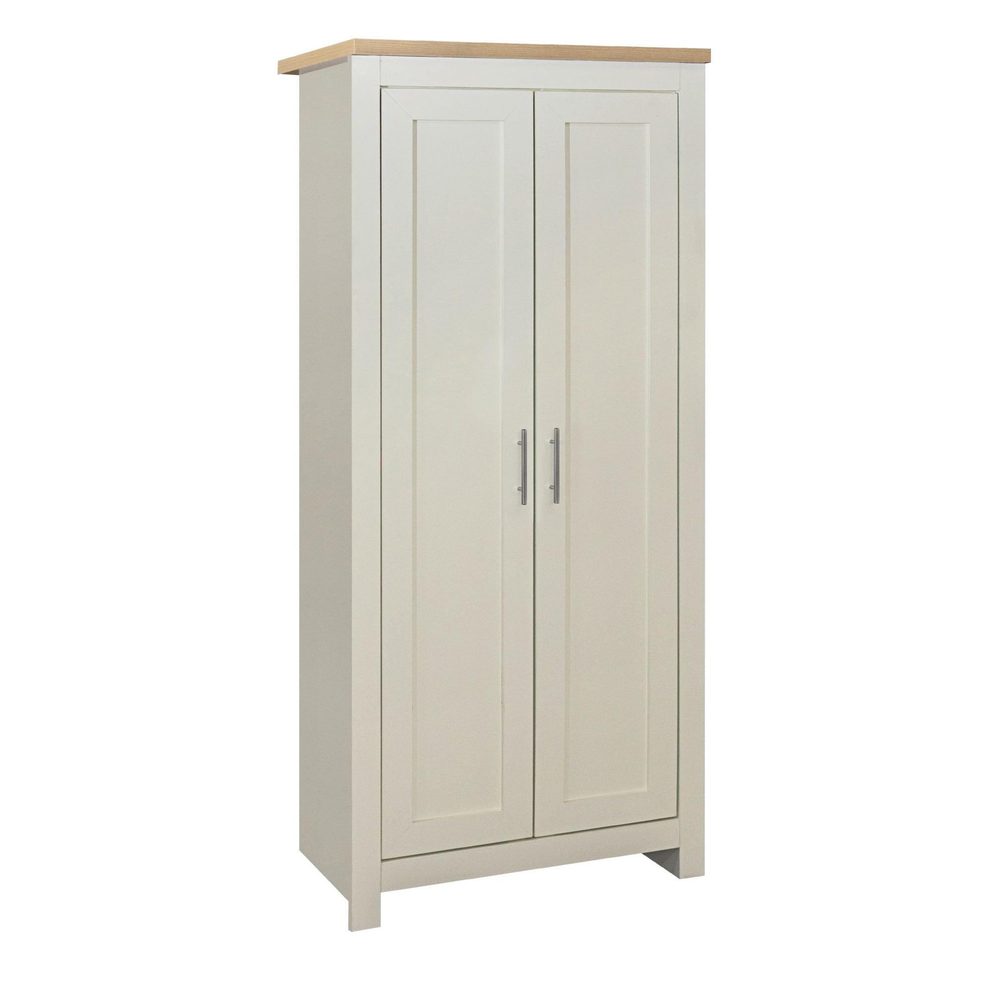 Highgate Wardrobe - 2 Door - Cream Painted