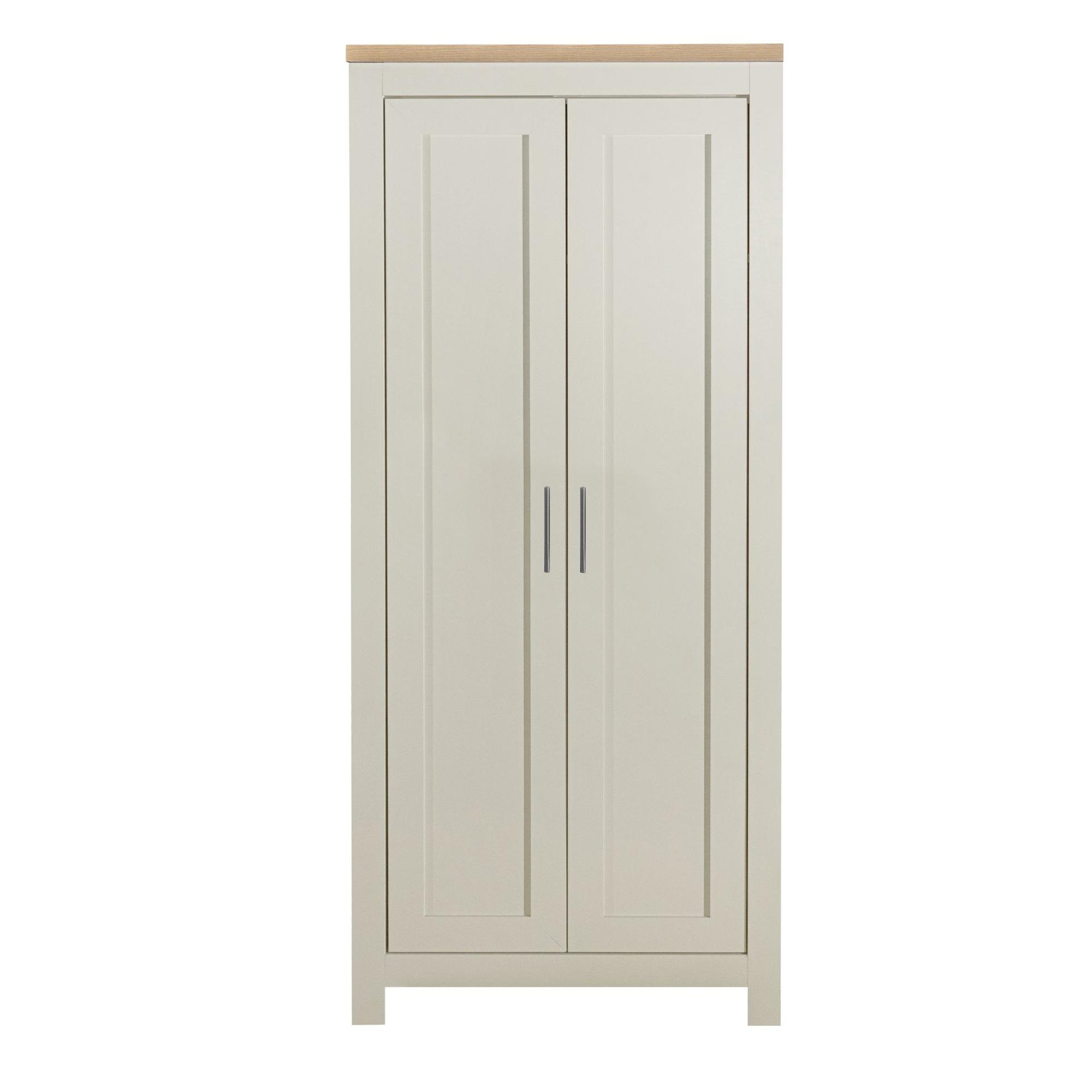 Highgate Wardrobe - 2 Door - Cream Painted