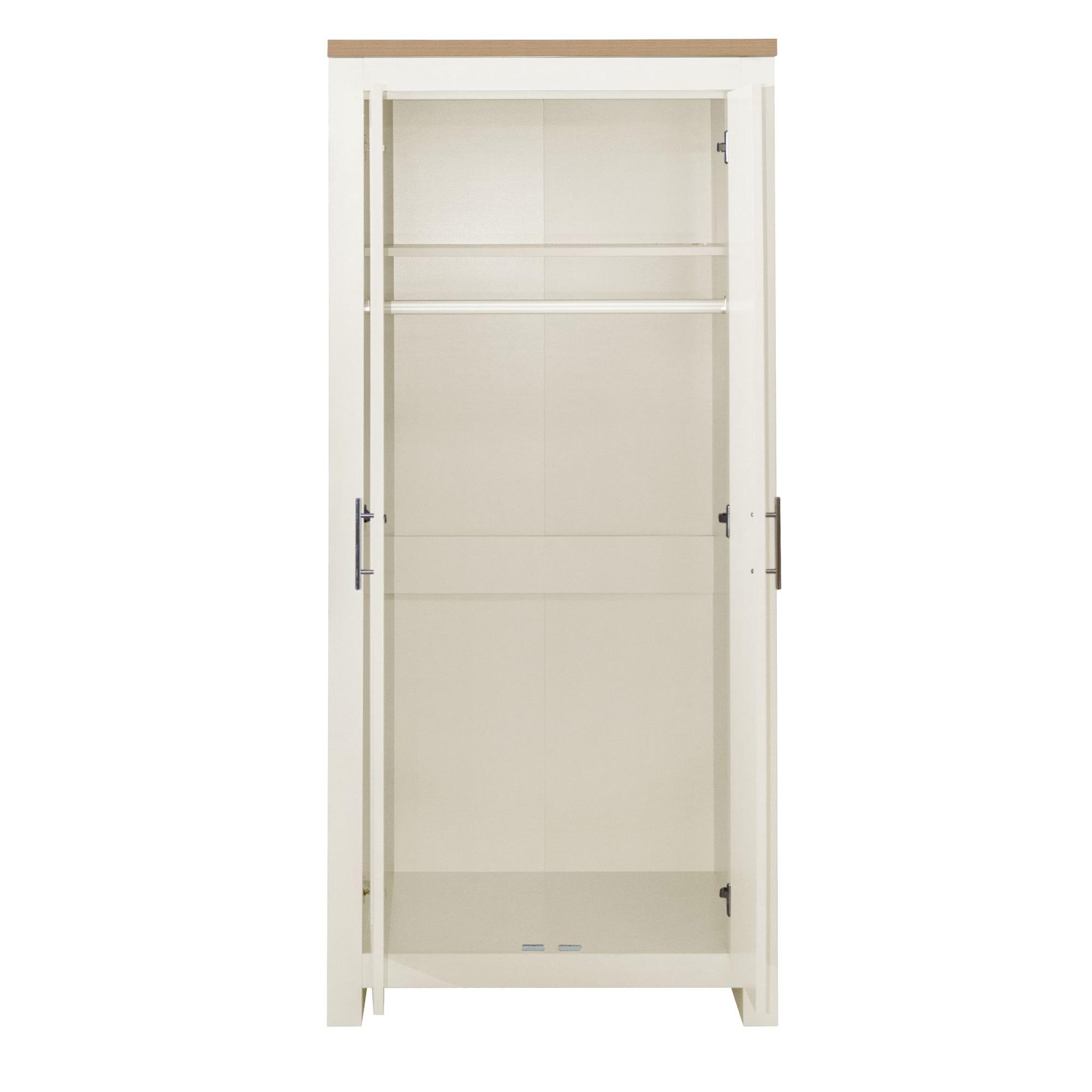 Highgate Wardrobe - 2 Door - Cream Painted