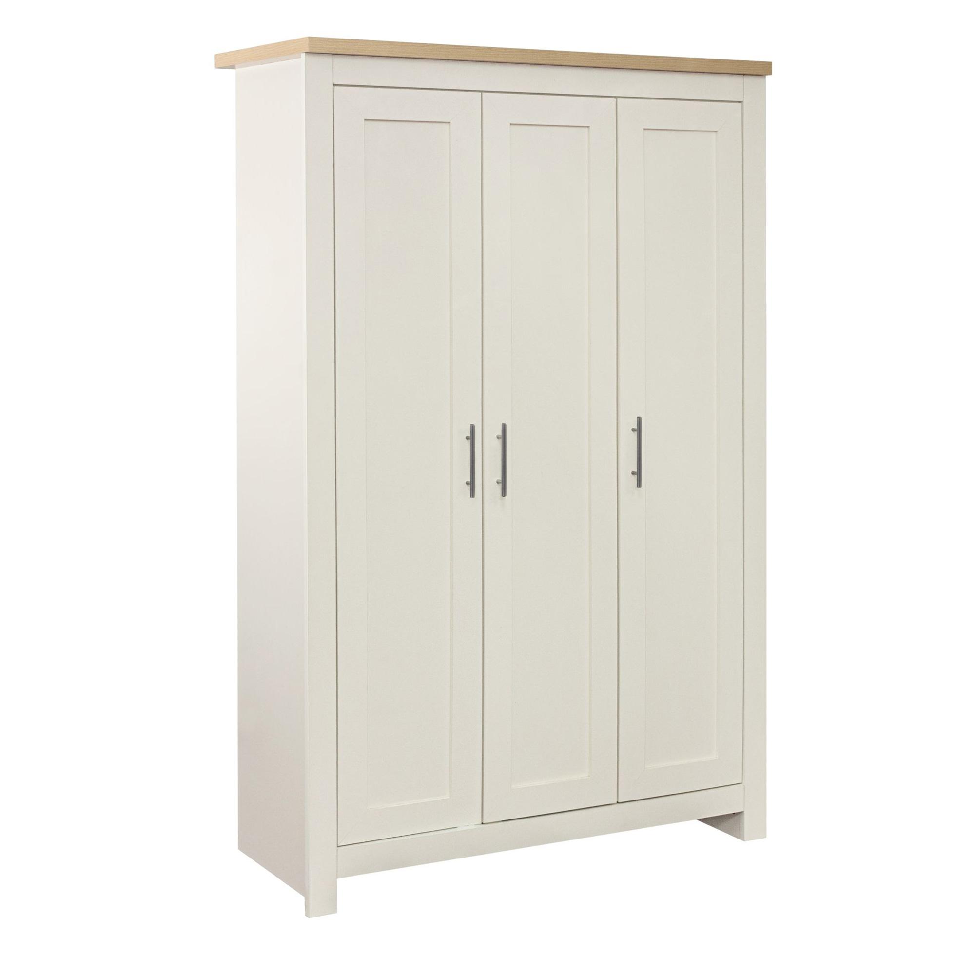 Highgate Wardrobe - 3 Door - Cream Painted