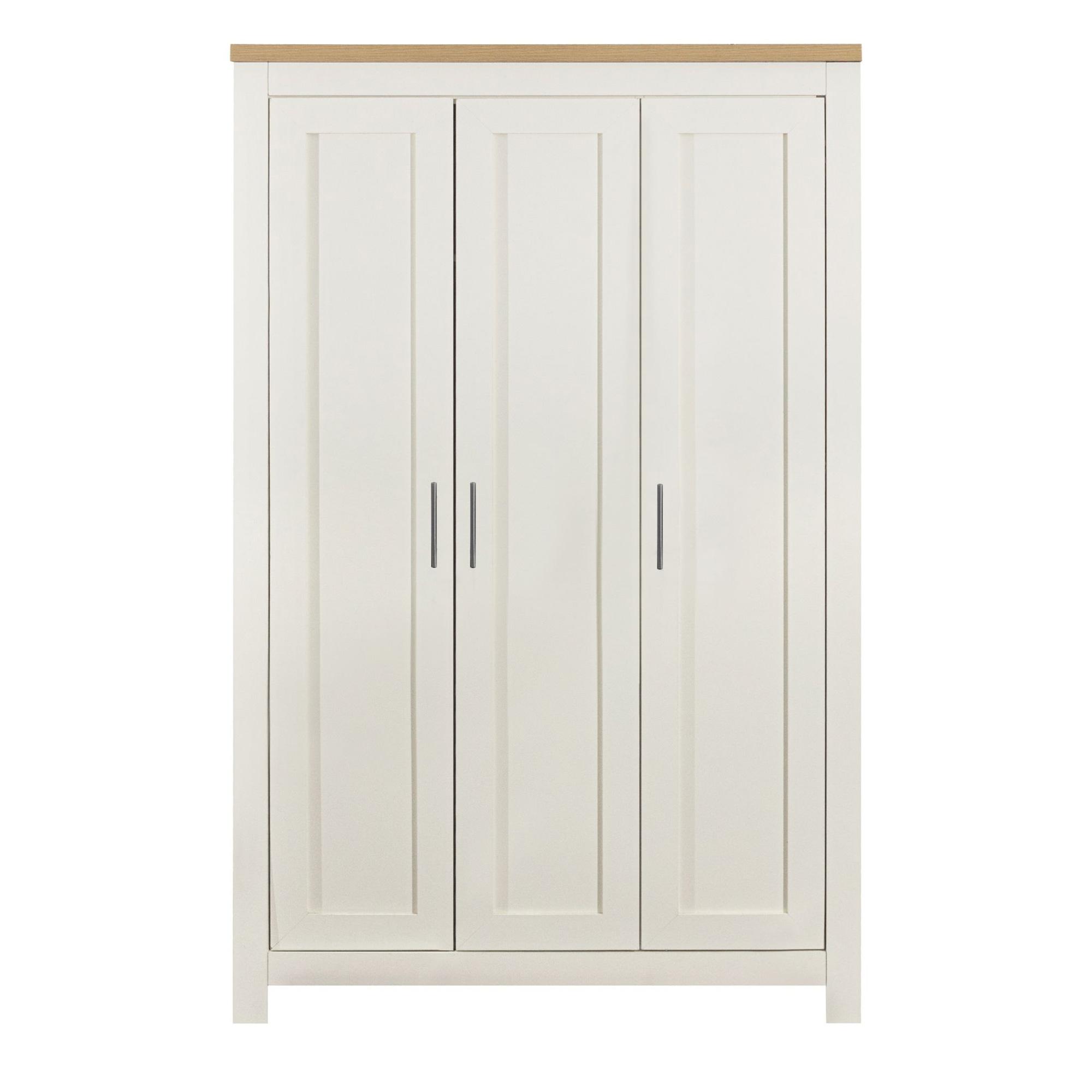 Highgate Wardrobe - 3 Door - Cream Painted